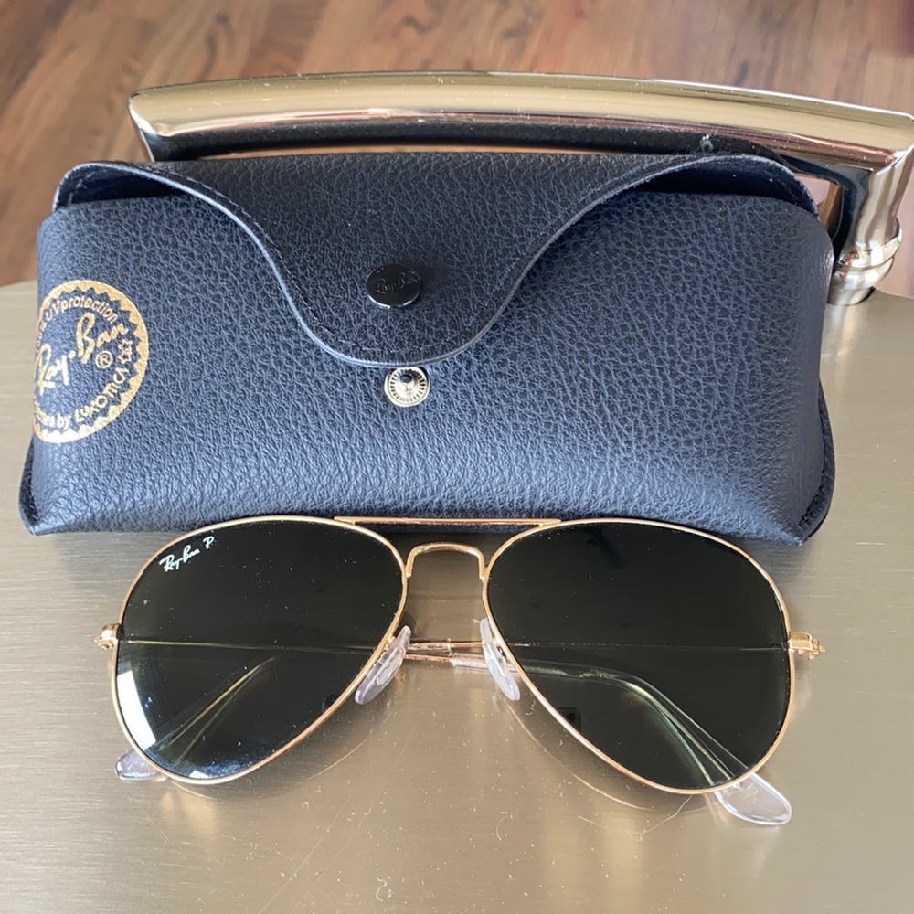 Authentic Polarized Ray-Ban Aviator Sunglasses